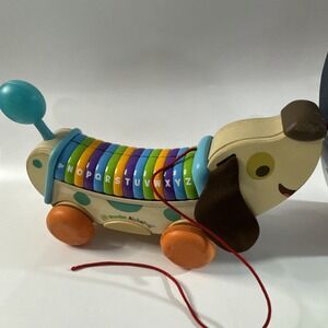 LeapFrog‎ Wooden Alphapup Alphabet Educational Talking Singing Toy Dog